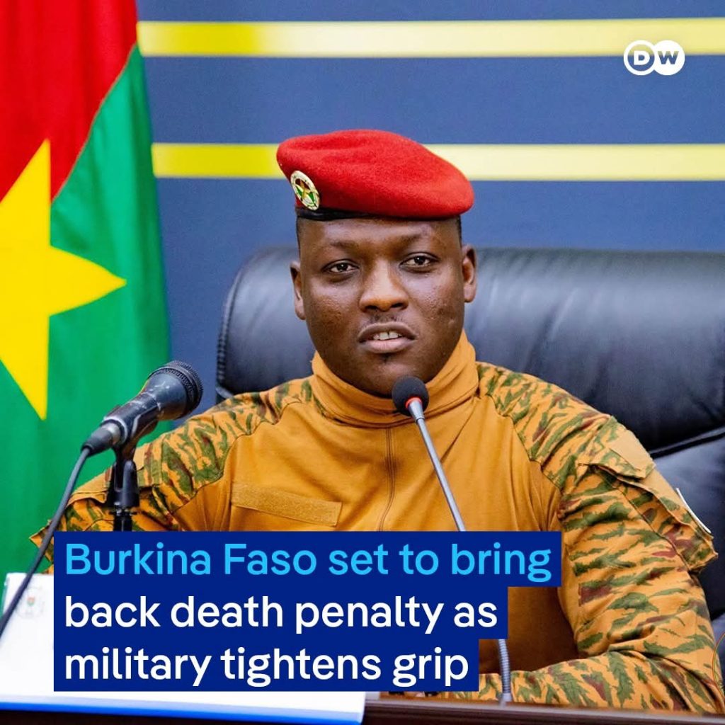 Burkina Faso’s Council of Ministers has approved a bill to bring back the death penalty for crimes FB IMG 1765012801046
