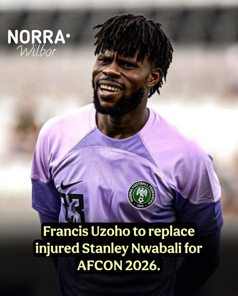 π¨ BREAKING: Francis Uzoho set to replace the injured Stanley Nwabali for AFCON 2026. FB IMG 1765365468313